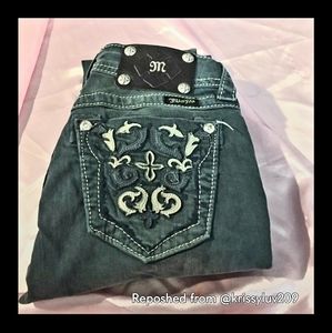 Miss me skinny Teal Size 27